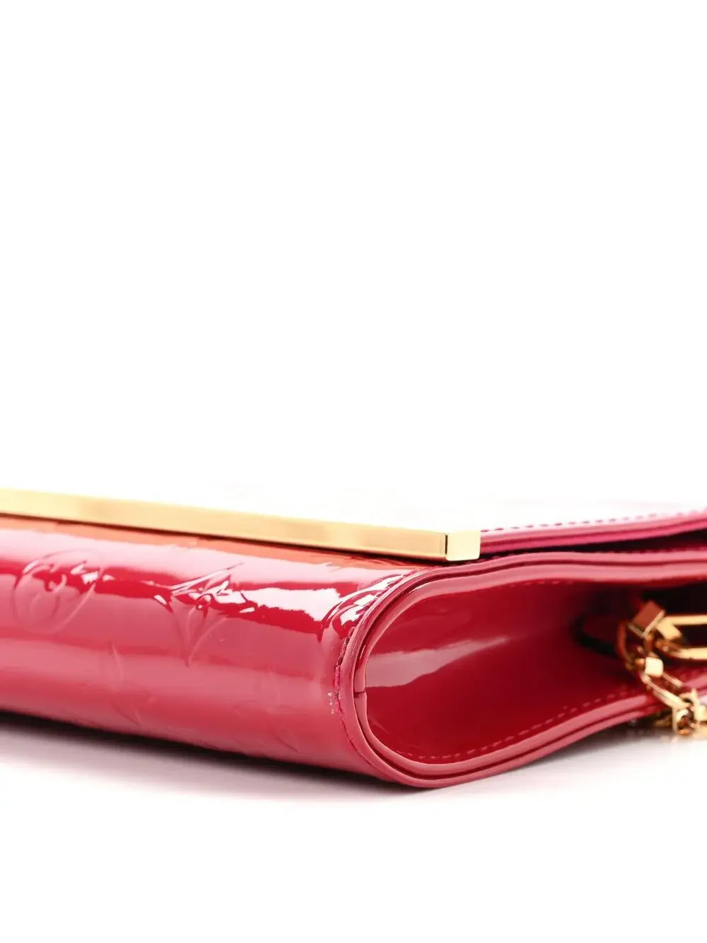 Louis Vuitton Vernis Ana Clutch Rose #333657L79B